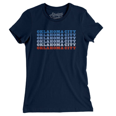 Oklahoma City Repeat Women's T-Shirt-Allegiant Goods Co. Vintage Sports Apparel
