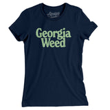 Georgia Weed Women's T-Shirt-Midnight Navy-Allegiant Goods Co. Vintage Sports Apparel