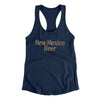 New Mexico Beer Women's Racerback Tank-Midnight Navy-Allegiant Goods Co. Vintage Sports Apparel