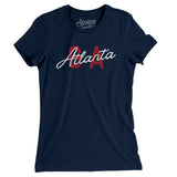Atlanta Ga Overprinted Women's T-Shirt-Allegiant Goods Co. Vintage Sports Apparel