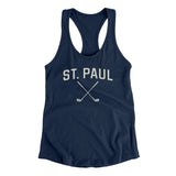 St. Paul Golf Women's Racerback Tank-Midnight Navy-Allegiant Goods Co. Vintage Sports Apparel