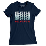 Seattle Repeat Women's T-Shirt-Allegiant Goods Co. Vintage Sports Apparel
