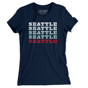 Seattle Repeat Women's T-Shirt-Allegiant Goods Co. Vintage Sports Apparel