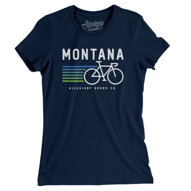 Montana Cycling Women's T-Shirt-Allegiant Goods Co. Vintage Sports Apparel
