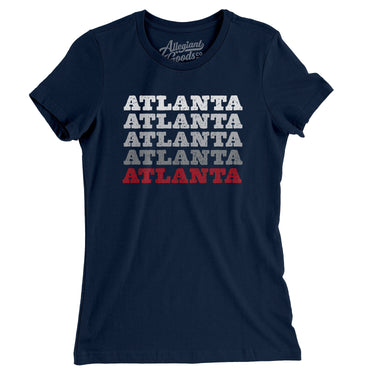 Atlanta Repeat Women's T-Shirt-Allegiant Goods Co. Vintage Sports Apparel