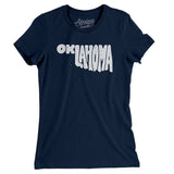 Oklahoma State Shape Text Women's T-Shirt-Allegiant Goods Co. Vintage Sports Apparel