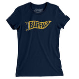Buffalo Pennant Women's T-Shirt-Allegiant Goods Co. Vintage Sports Apparel