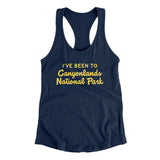 I've Been To Canyonlands National Park Women's Racerback Tank-Allegiant Goods Co. Vintage Sports Apparel