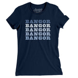 Bangor Repeat Women's T-Shirt-Midnight Navy-Allegiant Goods Co. Vintage Sports Apparel