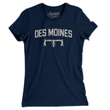 Des Moines Cycling Women's T-Shirt-Midnight Navy-Allegiant Goods Co. Vintage Sports Apparel