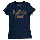 Buffalo Beer Women's T-Shirt-Midnight Navy-Allegiant Goods Co. Vintage Sports Apparel