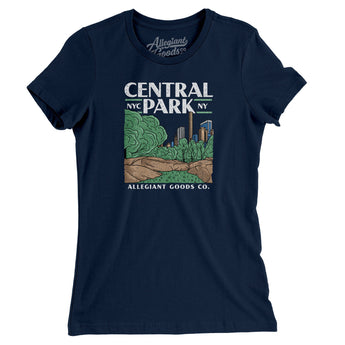 Central Park Women's T-Shirt-Allegiant Goods Co. Vintage Sports Apparel