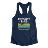 Piedmont Park Women's Racerback Tank-Midnight Navy-Allegiant Goods Co. Vintage Sports Apparel