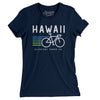Hawaii Cycling Women's T-Shirt-Midnight Navy-Allegiant Goods Co. Vintage Sports Apparel