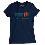 Lake Chelan Washington in Midnight Navy Color