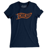 Chicago Pennant Women's T-Shirt-Allegiant Goods Co. Vintage Sports Apparel