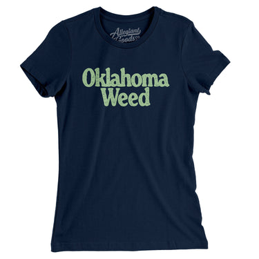 Oklahoma Weed Women's T-Shirt-Allegiant Goods Co. Vintage Sports Apparel