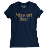 Missouri Beer Women's T-Shirt-Midnight Navy-Allegiant Goods Co. Vintage Sports Apparel