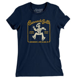 Barnacle Bills Long Island Women's T-Shirt-Midnight Navy-Allegiant Goods Co. Vintage Sports Apparel