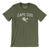 Cape Cod Pickleball Men/Unisex T-Shirt-Military Green-Allegiant Goods Co. Vintage Sports Apparel
