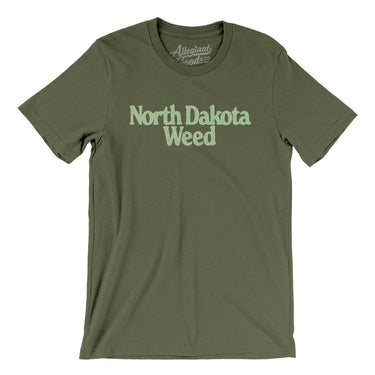 North Dakota Weed Men/Unisex T-Shirt-Allegiant Goods Co. Vintage Sports Apparel