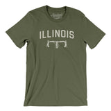 Illinois Cycling in Military Green Color
