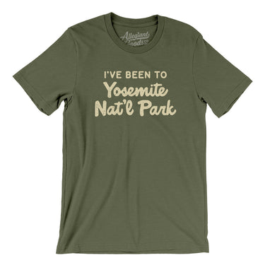 I've Been To Yosemite National Park Men/Unisex T-Shirt-Allegiant Goods Co. Vintage Sports Apparel