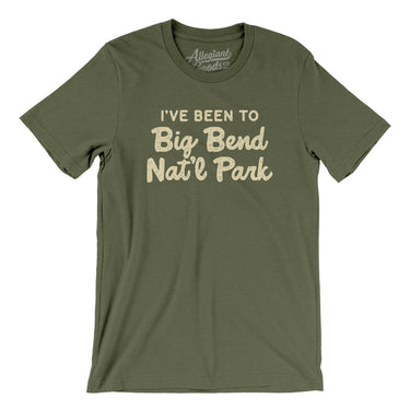 I've Been To Big Bend National Park Men/Unisex T-Shirt-Allegiant Goods Co. Vintage Sports Apparel