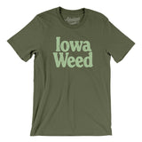 Iowa Weed Men/Unisex T-Shirt-Military Green-Allegiant Goods Co. Vintage Sports Apparel