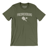 Fredericksburg Pickleball Men/Unisex T-Shirt-Military Green-Allegiant Goods Co. Vintage Sports Apparel