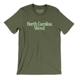 North Carolina Weed Men/Unisex T-Shirt-Military Green-Allegiant Goods Co. Vintage Sports Apparel
