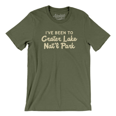I've Been To Crater Lake National Park Men/Unisex T-Shirt-Allegiant Goods Co. Vintage Sports Apparel