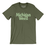 Michigan Weed Men/Unisex T-Shirt-Allegiant Goods Co. Vintage Sports Apparel