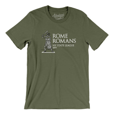 Rome Romans Men/Unisex T-Shirt-Military Green-Allegiant Goods Co. Vintage Sports Apparel