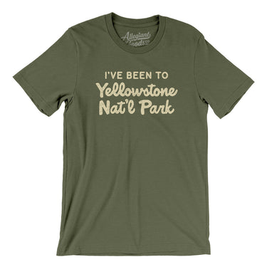 I've Been To Yellowstone National Park Men/Unisex T-Shirt-Allegiant Goods Co. Vintage Sports Apparel