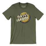 Nates & Leons Men/Unisex T-Shirt-Military Green-Allegiant Goods Co. Vintage Sports Apparel