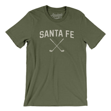 Santa Fe Golf Men/Unisex T-Shirt-Military Green-Allegiant Goods Co. Vintage Sports Apparel