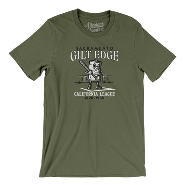 Sacramento Gilt Edge Men/Unisex T-Shirt-Allegiant Goods Co. Vintage Sports Apparel