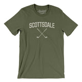 Scottsdale Golf Men/Unisex T-Shirt-Military Green-Allegiant Goods Co. Vintage Sports Apparel