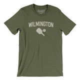 Wilmington Pickleball Men/Unisex T-Shirt-Military Green-Allegiant Goods Co. Vintage Sports Apparel