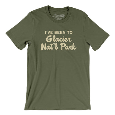 I've Been To Glacier National Park Men/Unisex T-Shirt-Allegiant Goods Co. Vintage Sports Apparel