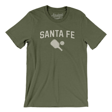 Santa Fe Pickleball Men/Unisex T-Shirt-Military Green-Allegiant Goods Co. Vintage Sports Apparel