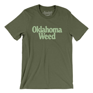 Oklahoma Weed Men/Unisex T-Shirt-Allegiant Goods Co. Vintage Sports Apparel