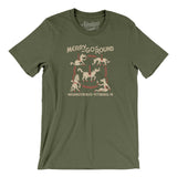 Merry Go Round Pittsburgh Men/Unisex T-Shirt-Military Green-Allegiant Goods Co. Vintage Sports Apparel