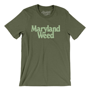 Maryland Weed Men/Unisex T-Shirt-Allegiant Goods Co. Vintage Sports Apparel