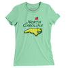 North Carolina Golf Women's T-Shirt-Mint-Allegiant Goods Co. Vintage Sports Apparel