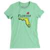 Florida Golf Women's T-Shirt-Mint-Allegiant Goods Co. Vintage Sports Apparel