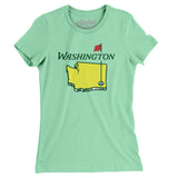 Washington Golf Women's T-Shirt-Allegiant Goods Co. Vintage Sports Apparel