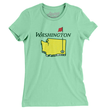 Washington Golf Women's T-Shirt-Allegiant Goods Co. Vintage Sports Apparel