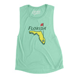 Florida Golf Women's Flowey Scoopneck Muscle Tank-Allegiant Goods Co. Vintage Sports Apparel